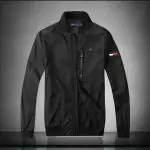 veste tommy hommes black single color